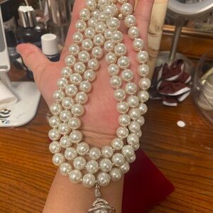 Classic White Pearl Necklace
